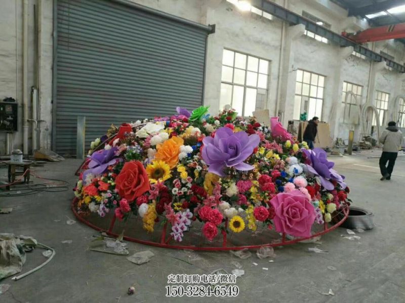 花篮雕塑工厂选用,街道标识,景观园林葵花花篮雕塑批发 花篮雕塑工厂选用,街道标识,景观园林葵花花篮雕塑批发